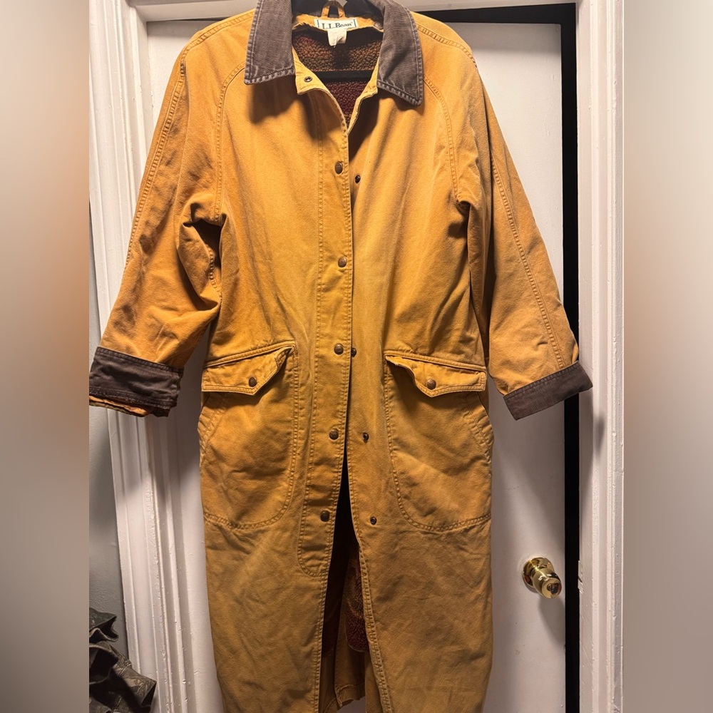 L.L. Bean Tan Utility Jacket